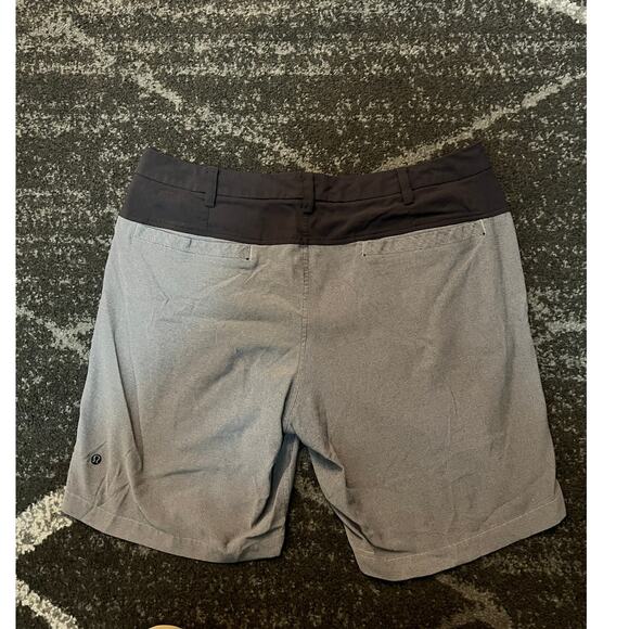 Lululemon Men’s The Union Short Gray Black 38W 8.5” Inseam Size 38 Excellent - Picture 2 of 10